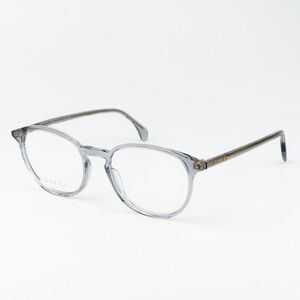 NEW Gucci GG0551O 013 Transparent Light Blue Oval Unisex Eyeglasses